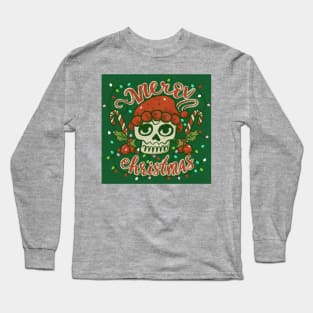 Skull christmas Long Sleeve T-Shirt